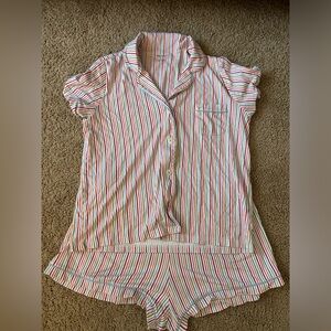 Roller Rabbit Rainbow Stripe Pajama Set